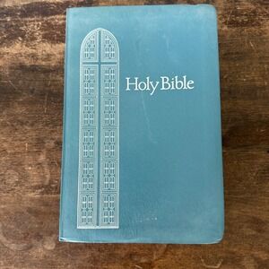 Nelson Regency Blue Holy Bible‎ KJV Giant Print Red Letter 1990 Concordance VTG